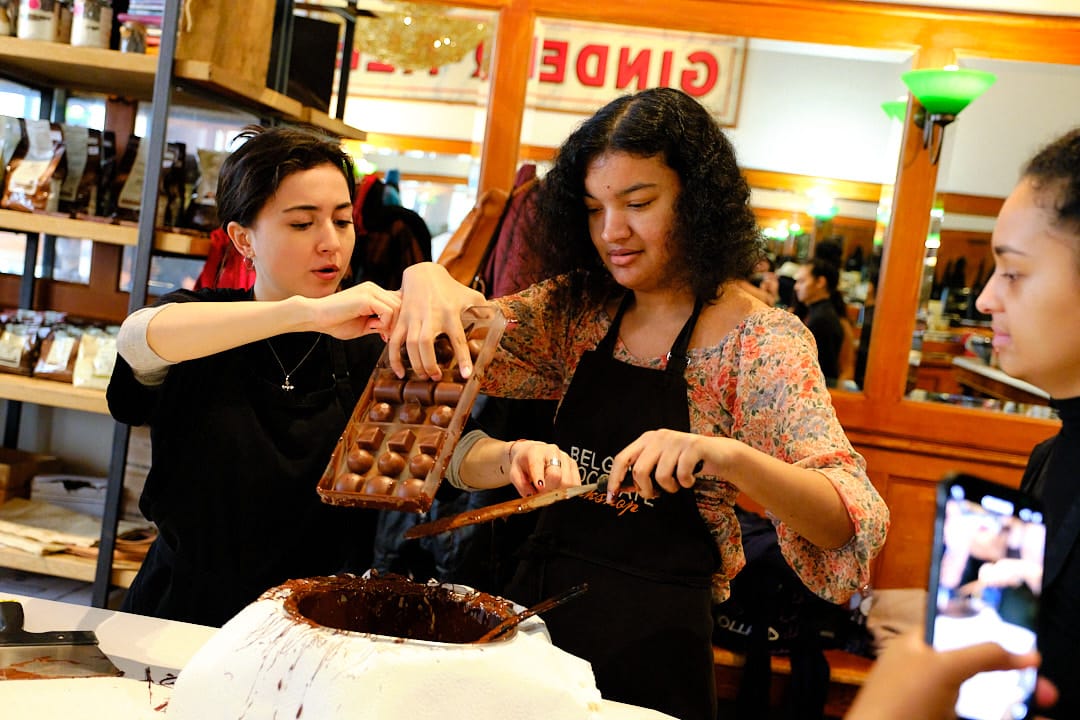 chocolate tasting in brussels